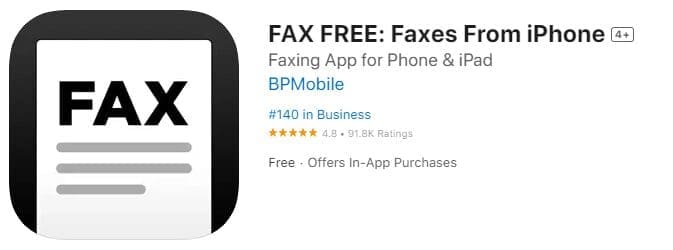BPMobile Fax Free