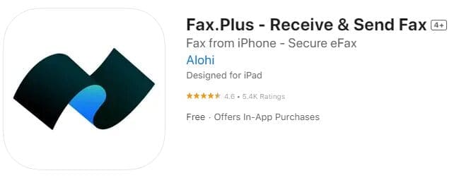 Alohi Fax.Plus App