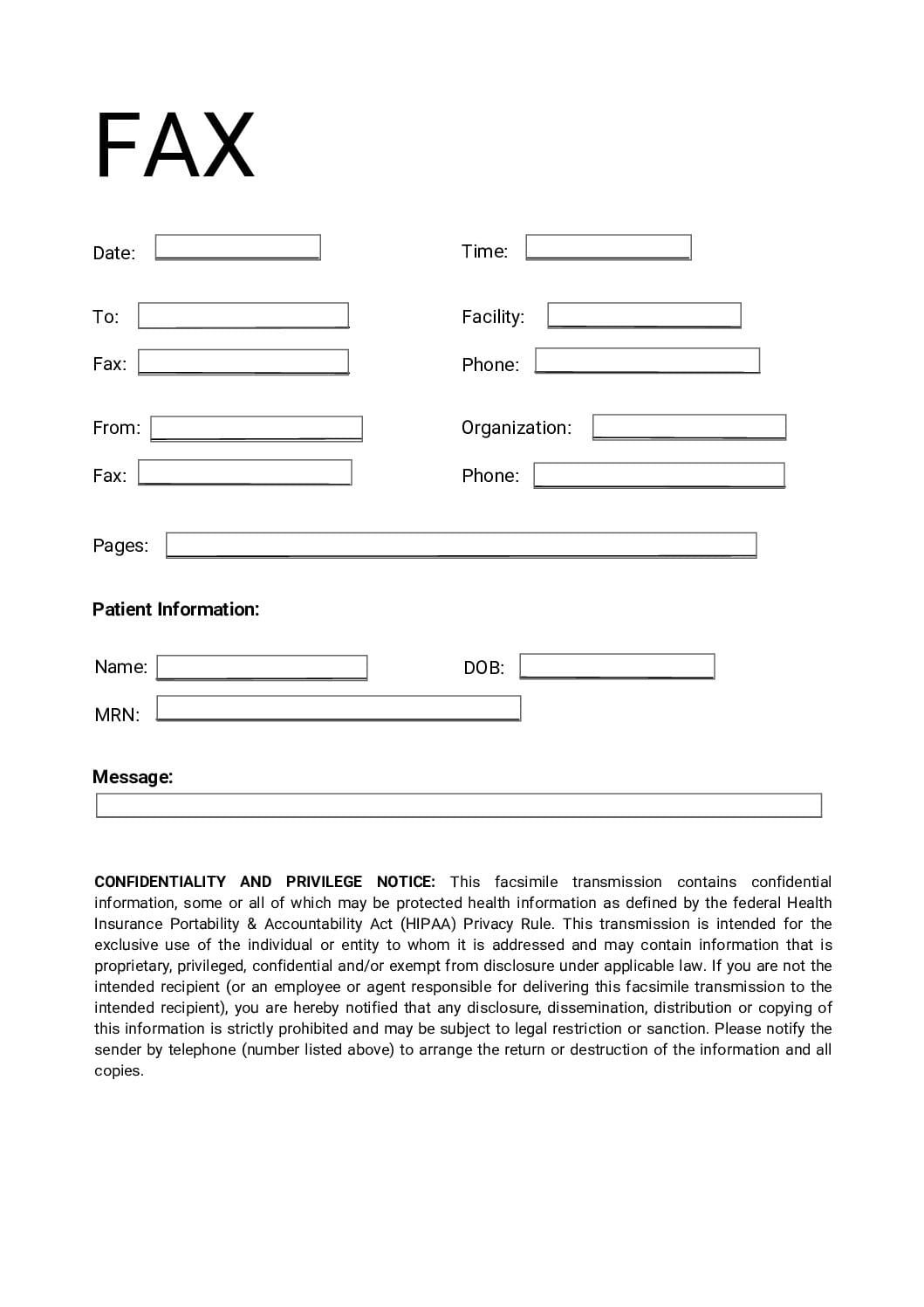 CONFIDENTIAL MEDICAL FAX pdf