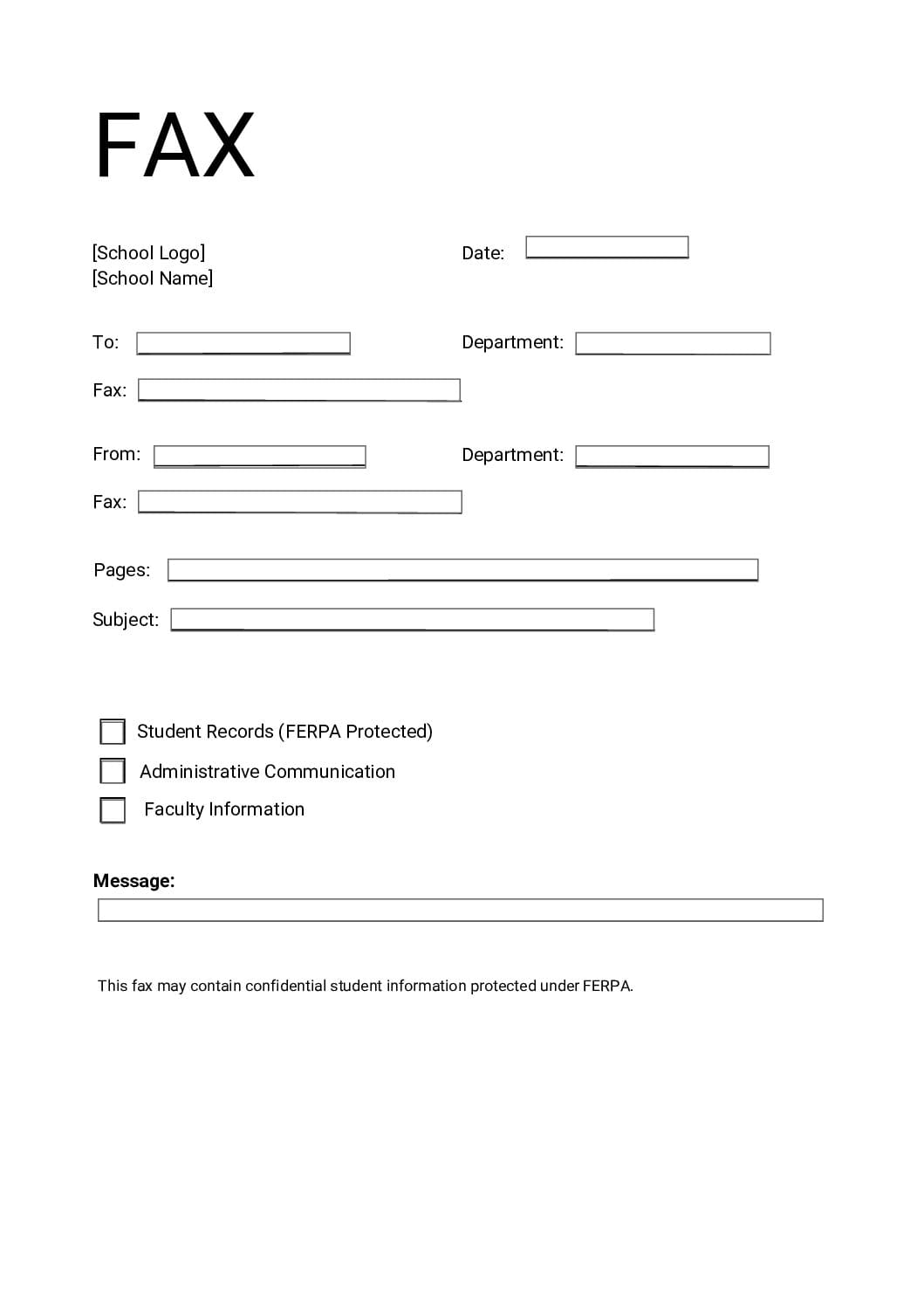 EDUCATIONAL INSTITUTION FAX pdf