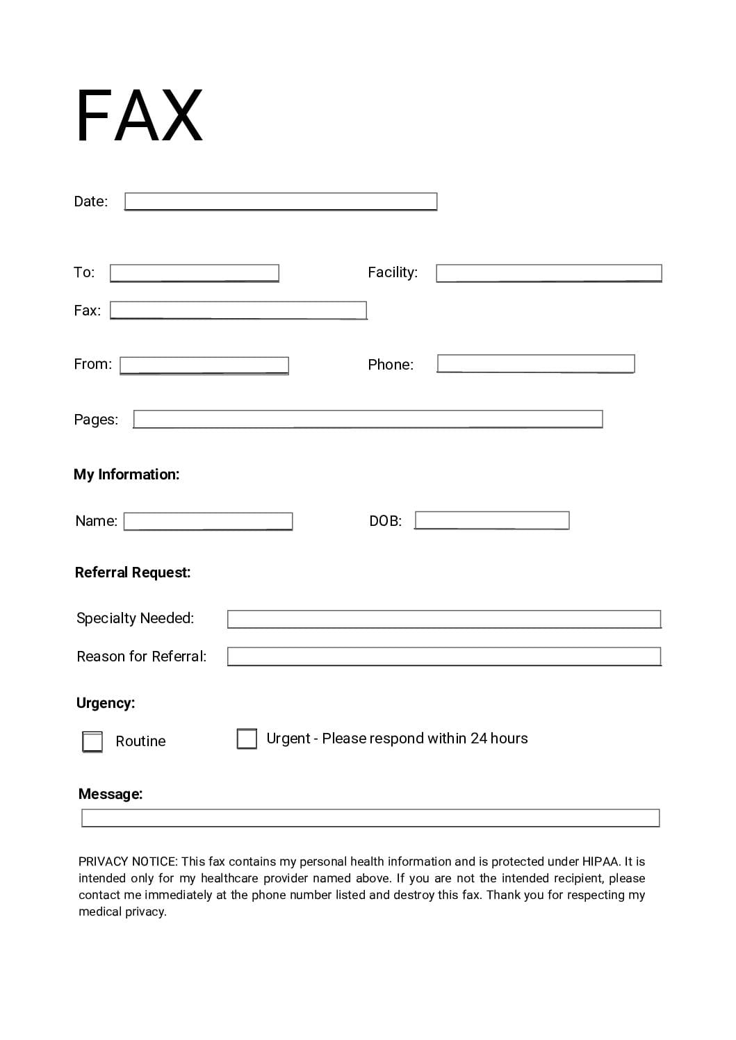 PATIENT SPECIALIST REFERRAL REQUEST FAX CONFIDENTIAL pdf